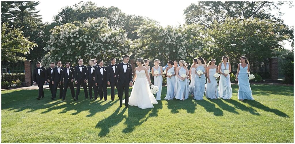 Wedding party at Old Westbury Golf & Country Club Wedding Videographer