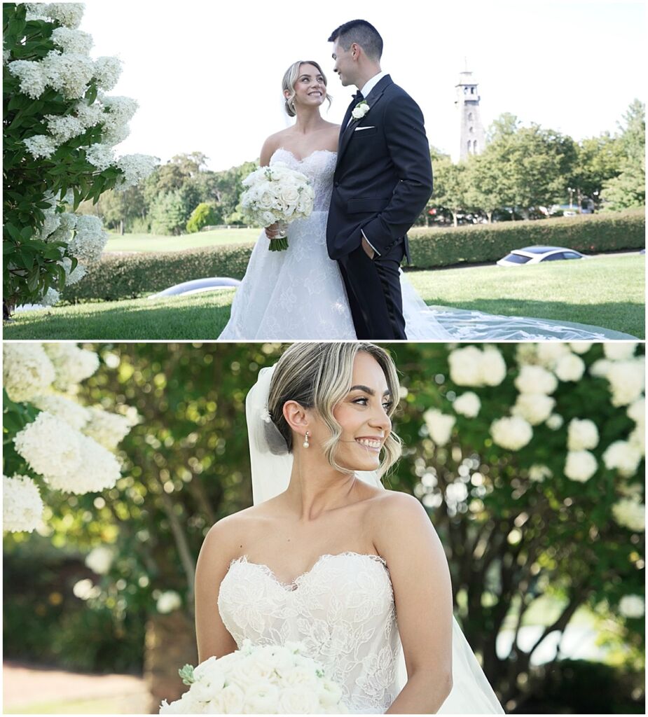 wedding portraits at Old Westbury Golf & Country Club