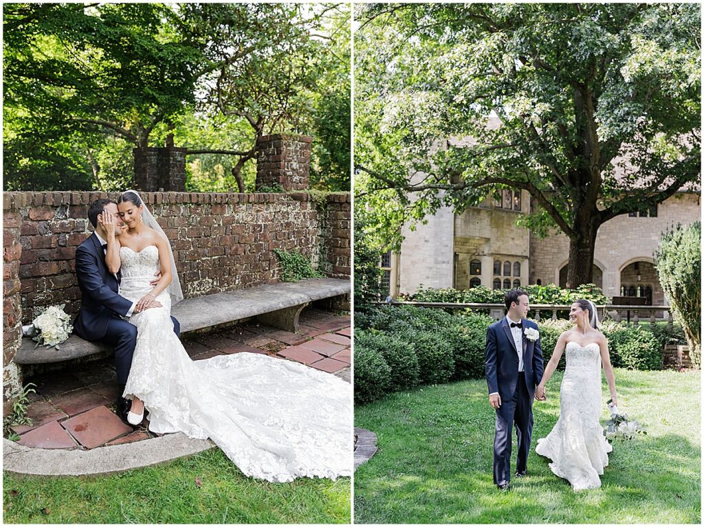 couple portraits at Planting Fields Arboretum, Long Island
